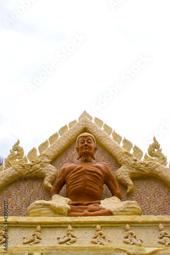 Candle wax carving, Ubonratchathani Thailand photo