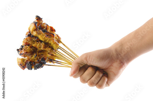 Fresh satay chicken