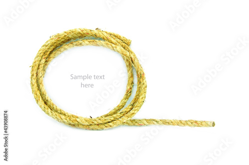 rope on background,concept idea,isolation