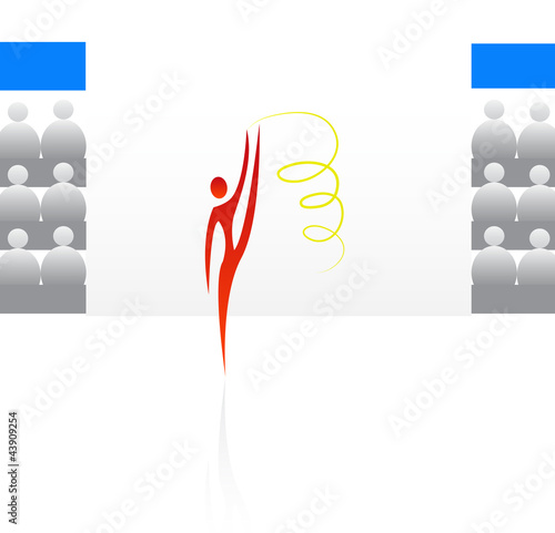 Abstract sport symbols