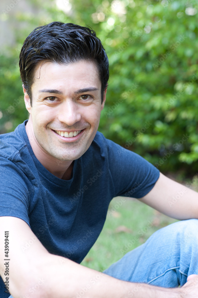 portrait of a handsome young man portrait of a handsome young man