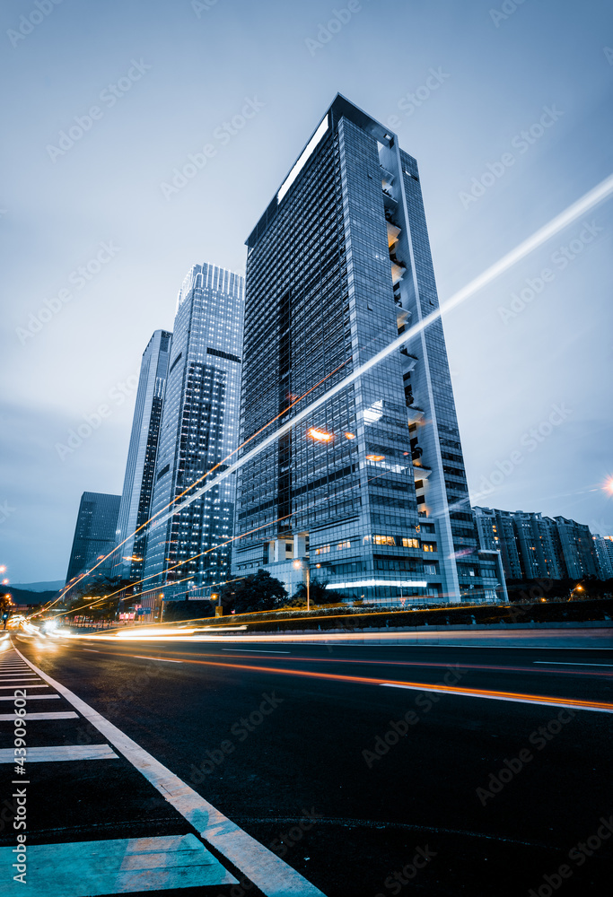 light trails