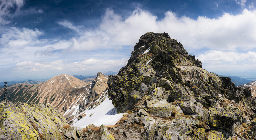 Spring mountains panorama