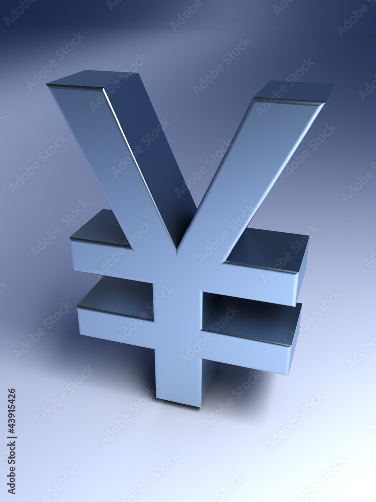 Obraz premium Yen sign