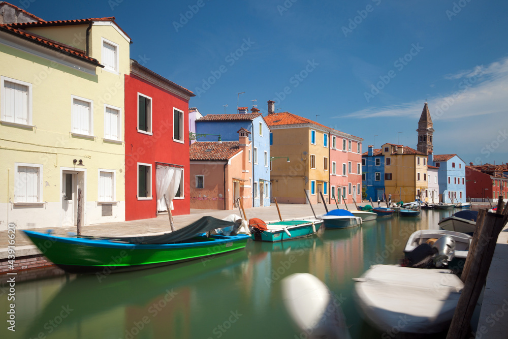Burano island, Venezia, Italy, Europe