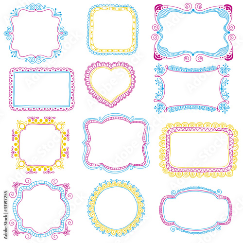 Hand-drawn frames