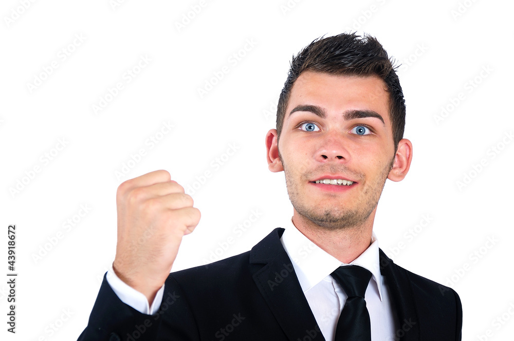 Isolated business man Isolated business man