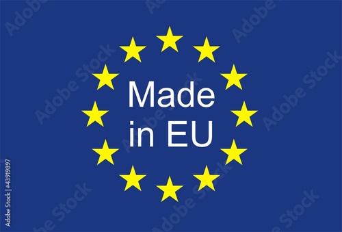 Fotografie emblem made in eu