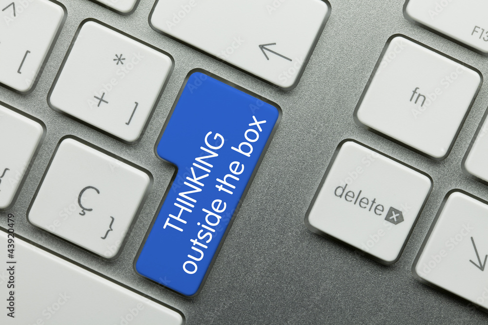 Thinking outside the box keyboard Thinking outside the box keyboard
