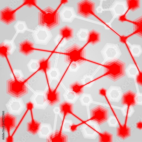 Fototapeta Naklejka Na Ścianę i Meble -  molecular