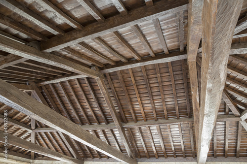 Modern wooden roof