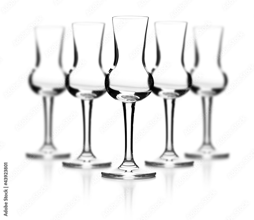 Luxury empty glass Luxury empty glass