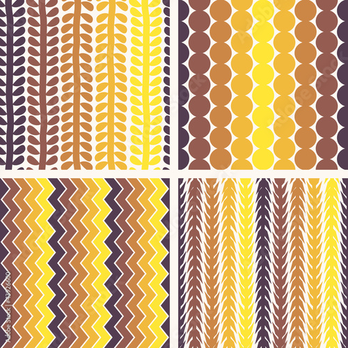 Seamless retro geometric pattern