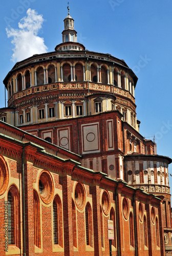 Milano, la Basilica di Santa Maria delle Grazie photo