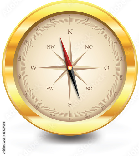 German compass vector icon