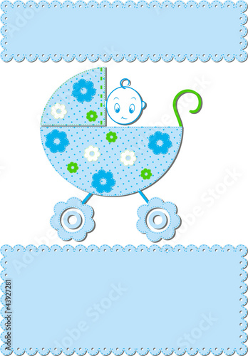 baby in a stroller