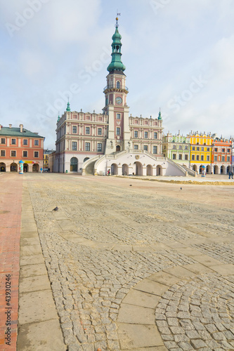 Town Hall, Main Square (Rynek Wielki), Zamosc, Poland