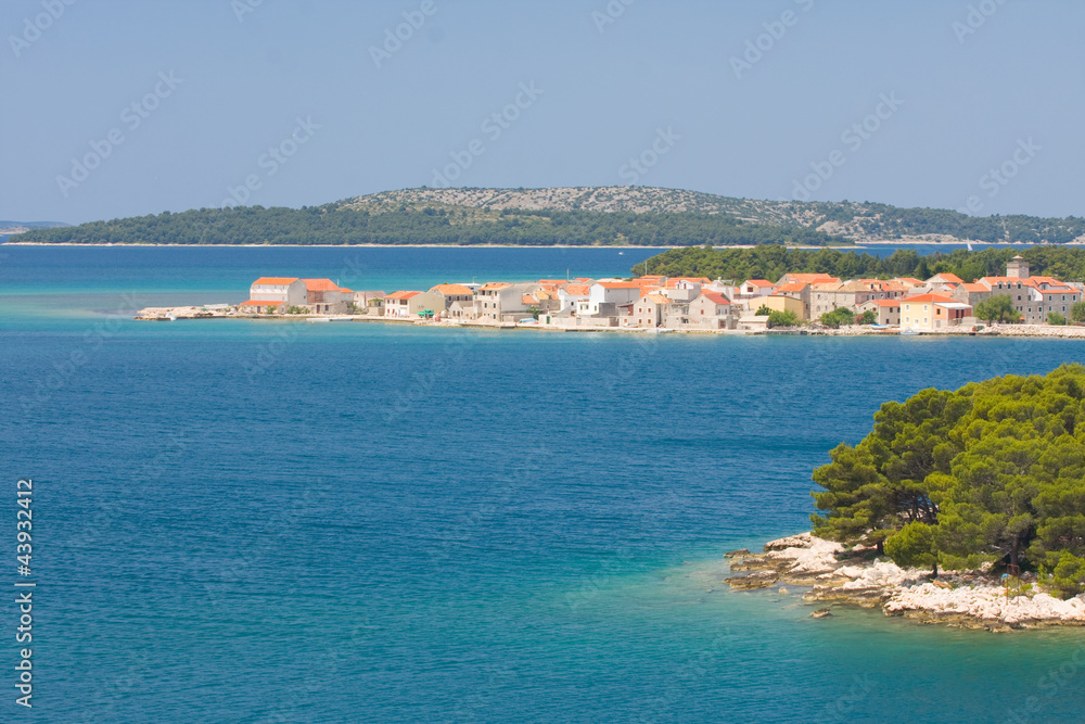 Panoramic views of the croatian coast, Dalmatia