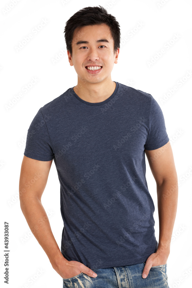 Studio Shot Of Chinese Man Studio Shot Of Chinese Man
