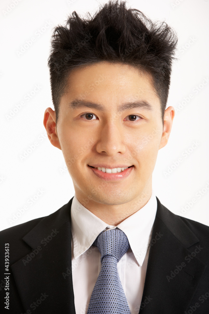 Studio Portrait Of Chinese Businessman Studio Portrait Of Chinese Businessman