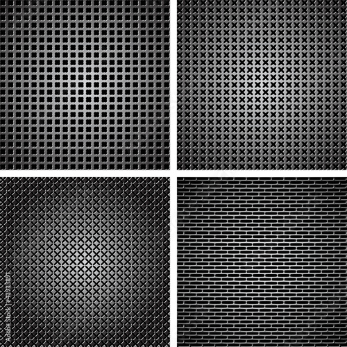 A set of metal grille 7