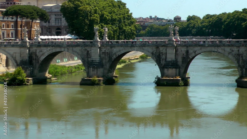 Castle Saint Angel. Tiber river, Rome. Italy. Castle Saint Angel. Tiber river, Rome. Italy.