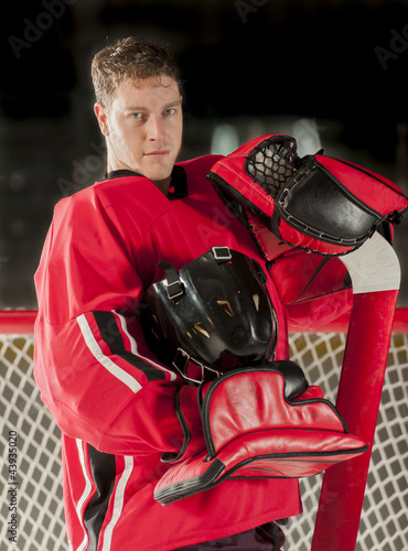 Photography Goalie portrait