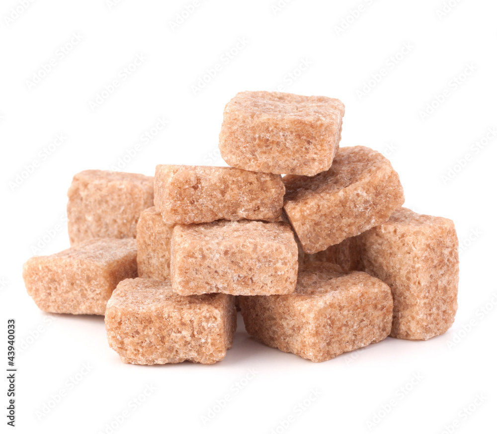 Lump brown cane sugar cubes Lump brown cane sugar cubes