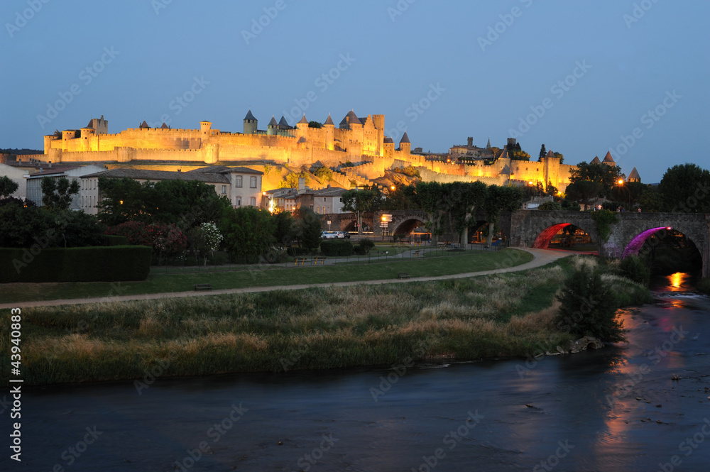 Fototapeta premium La citadella di Carcassonne patrimonio mondiale dell'UNESCO