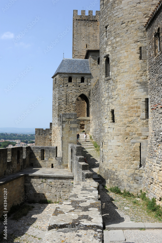 Castello Comtal di Carcassonne patrimonio mondiale dell'UNESCO