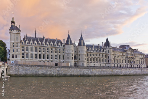 Castle Conciergerie is a former royal palace and prison in Paris