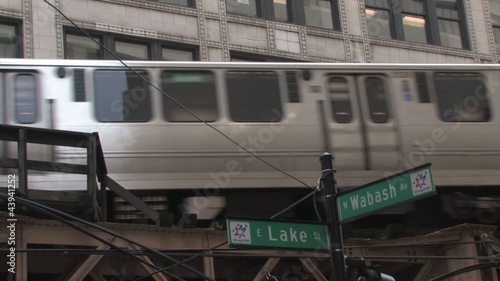 Elevated Train in Chicago