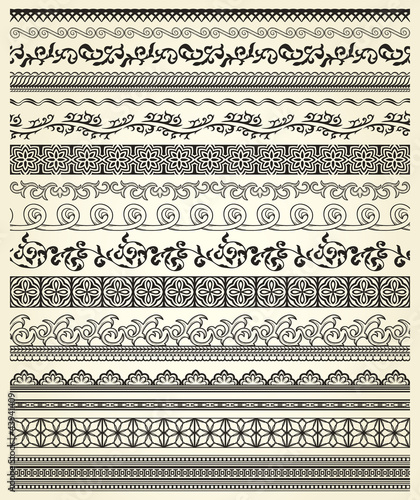 set of borders