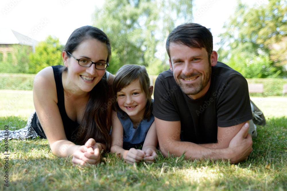 Fototapeta premium Glückliche Familie