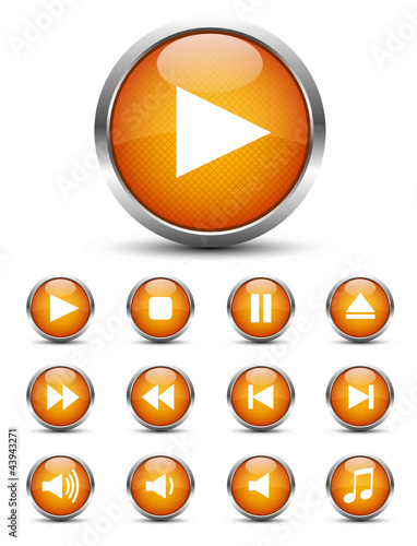 Player Button Set