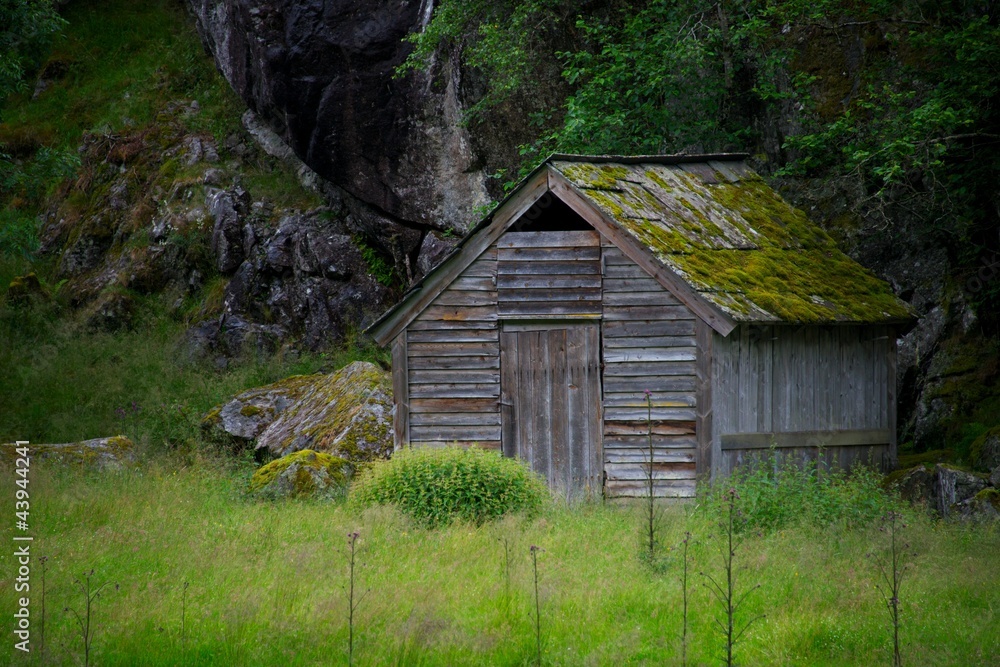 Old wooden barn Old wooden barn