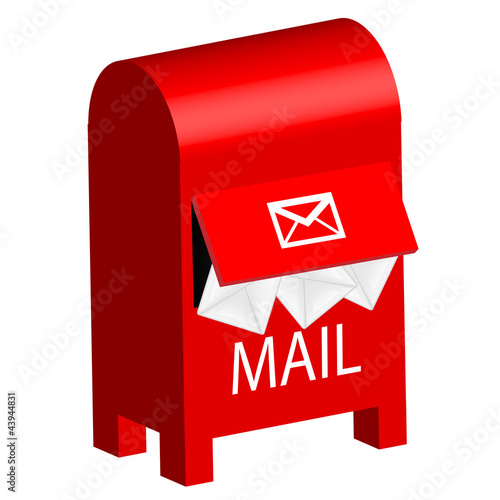 Mail Box Red