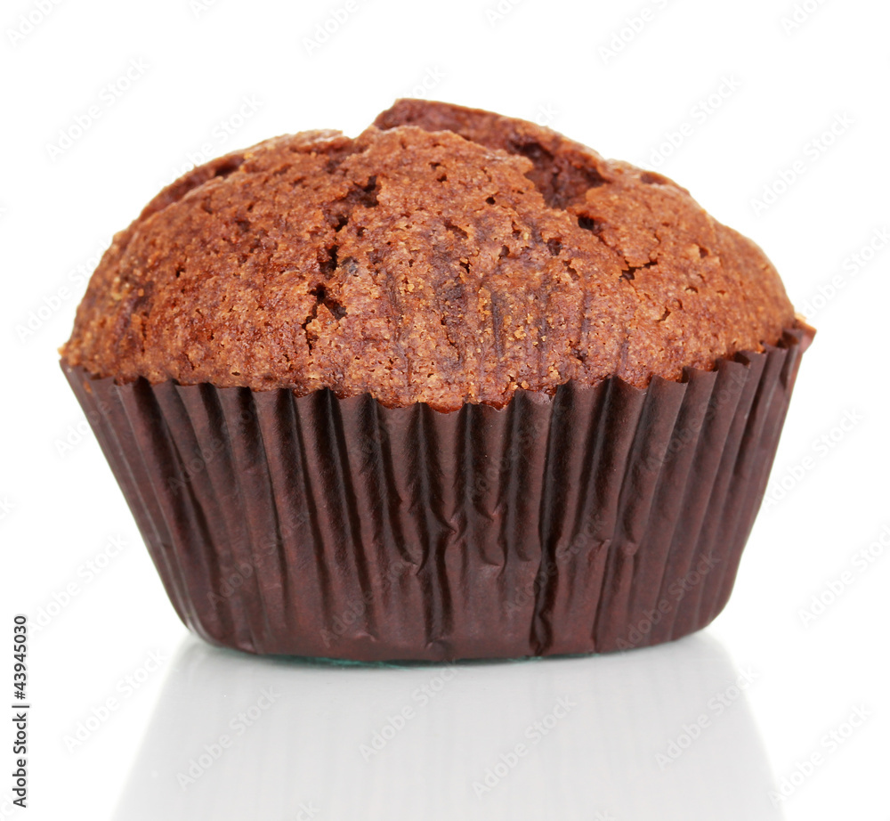 Fresh muffin isolated on white Fresh muffin isolated on white