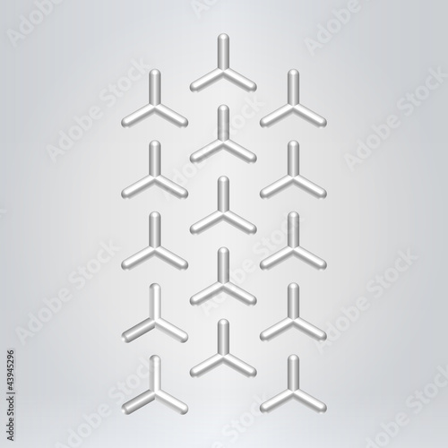 Silver abstract pattern background