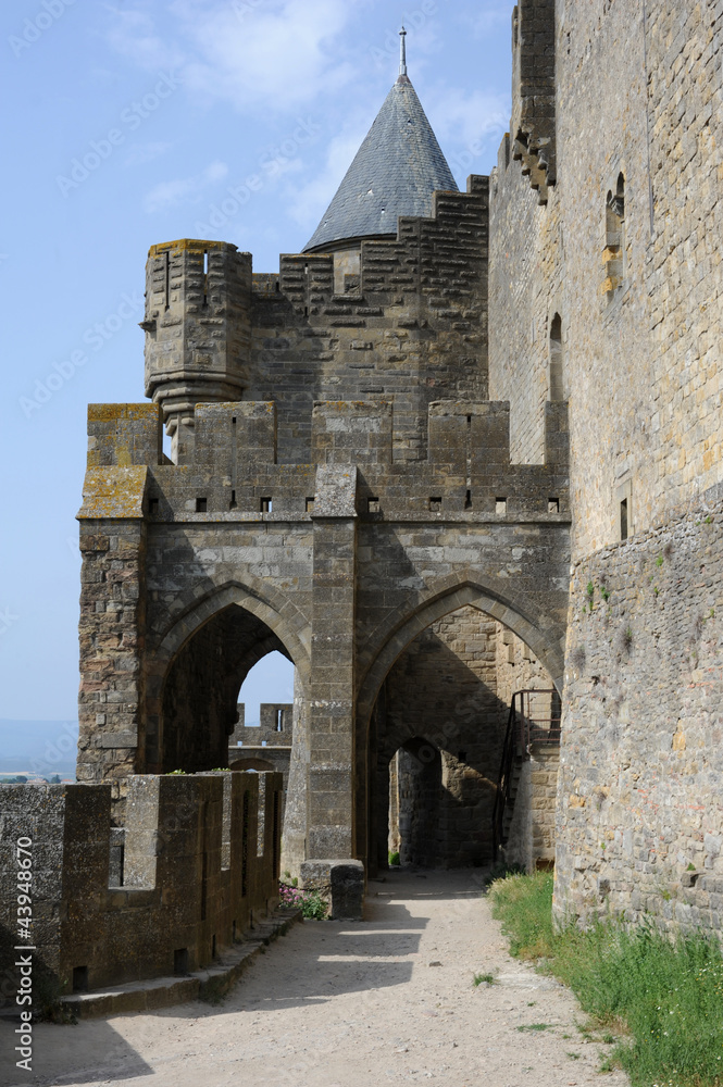 La citadella di Carcassonne patrimonio mondiale dell'UNESCO