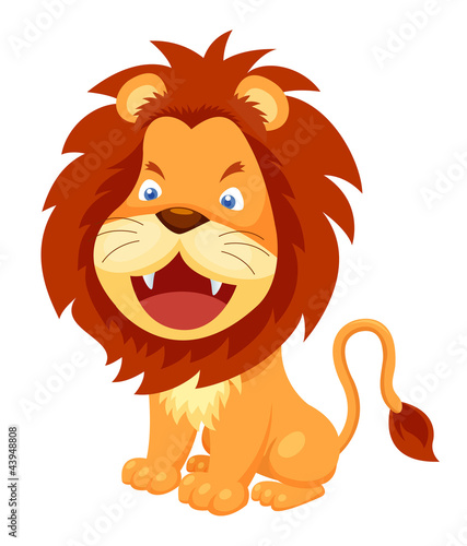 Fototapeta Naklejka Na Ścianę i Meble -  Lion vector