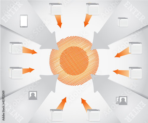 Abstract technology scheme