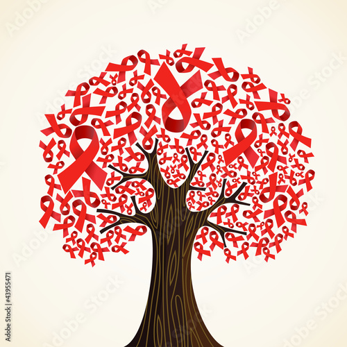 AIDS ribbon tree
