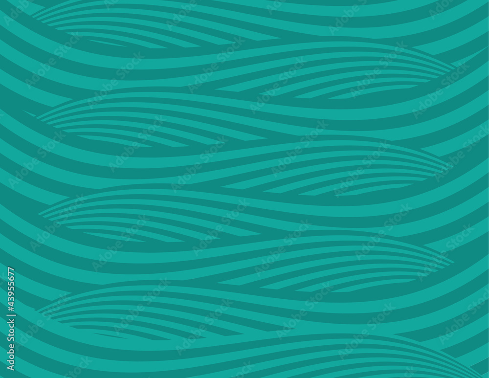 Abstract green waves background Abstract green waves background