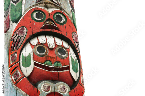 Totem Pole in British Columbia, Canada