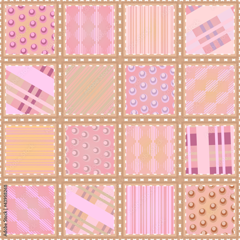 Seamless quilt texture Seamless quilt texture