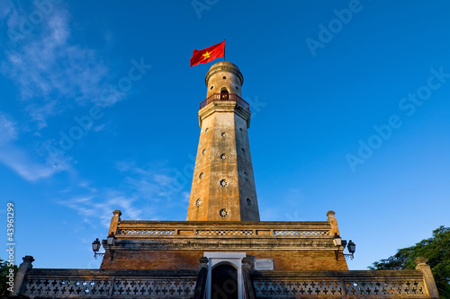 Flagpole in Nam Dinh, Vietnam