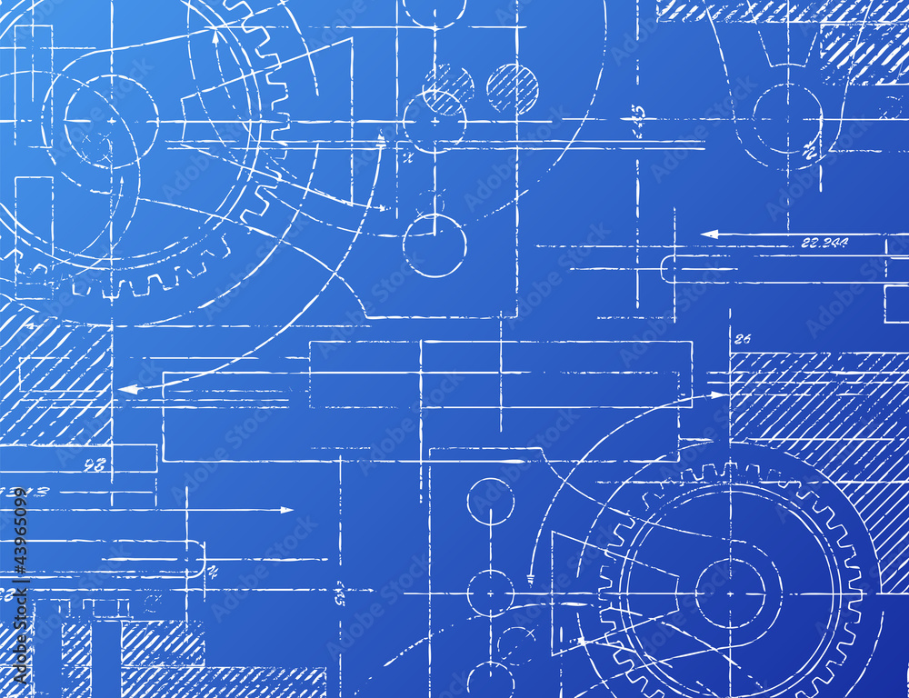 Architecture Floor plan background blueprint style abstract Иллюстрация Stock Ad