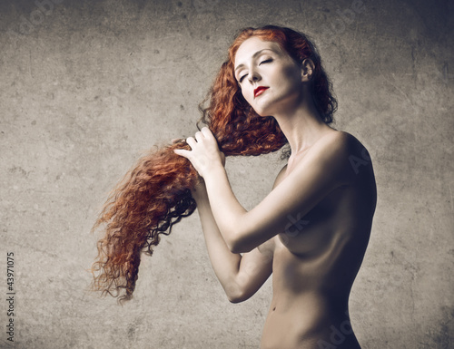 Red curls