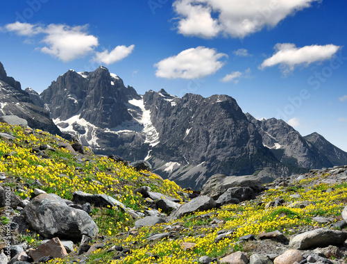 Obraz na plátně view of the mountain Brenta-Dolomites Italy